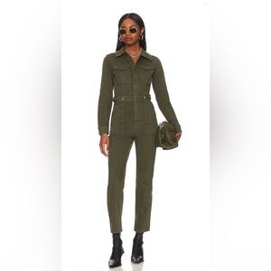 Good American Olive Green Long Sleeve Jumpsuit – Size 1